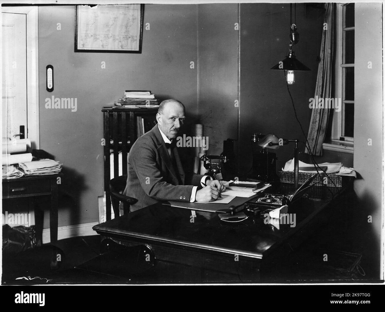 Ritratto dell'ispettore della macchina P. A. Bagge. Foto Stock