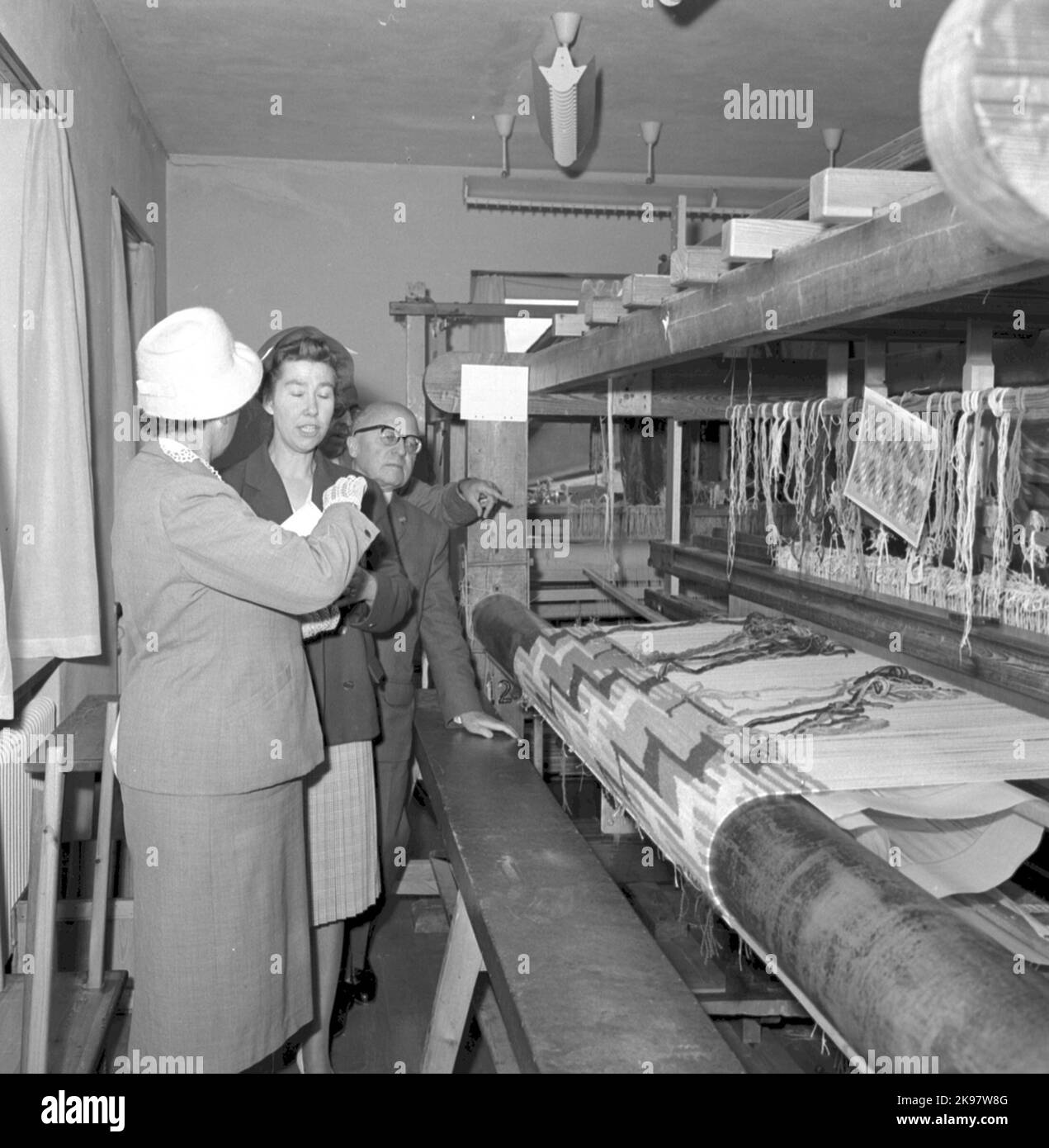 Unione Internazionale delle Ferrovie (UIC) kongress - 1960Vävning Foto Stock