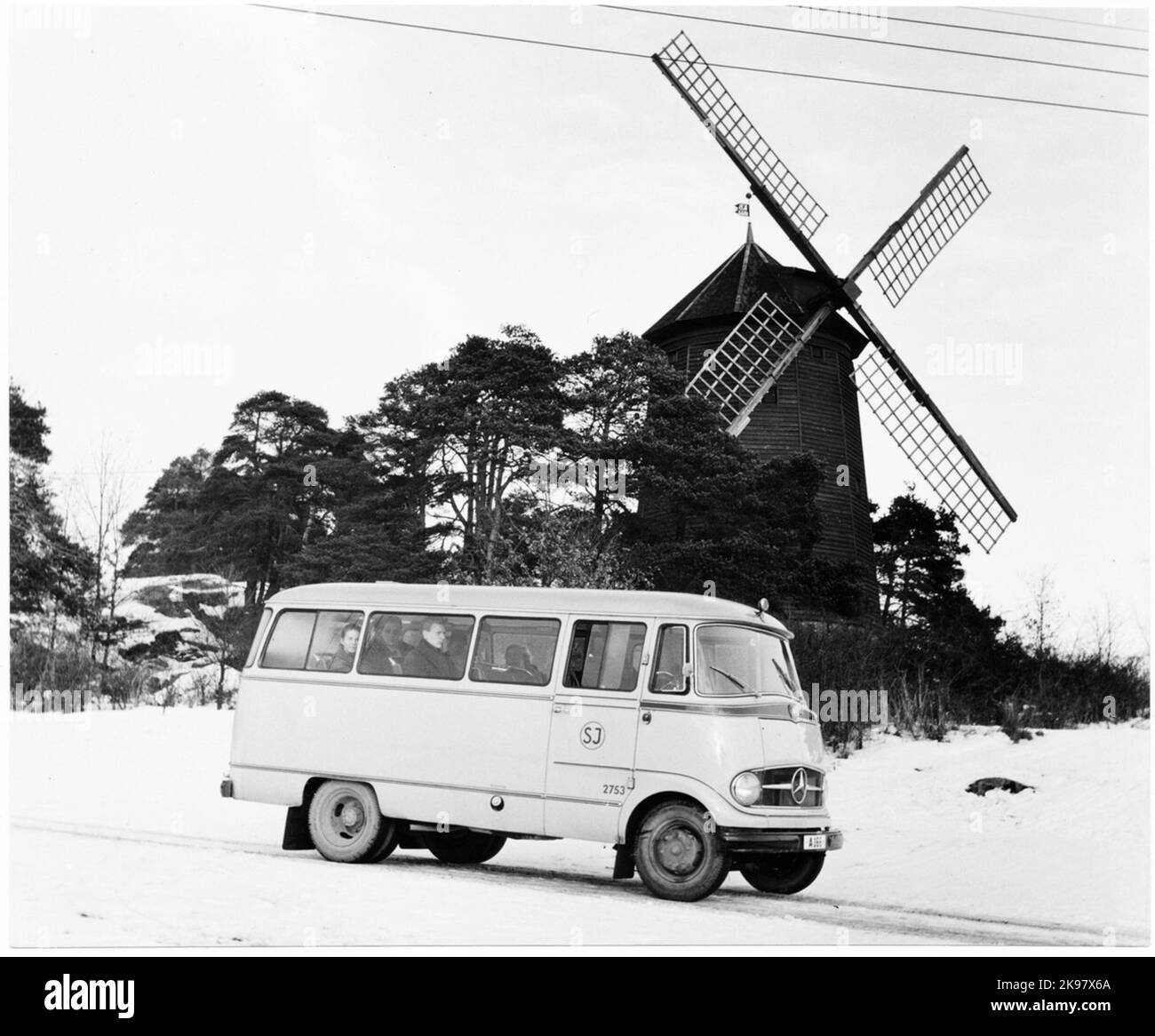 Ferrovie statali, SJ Bus 2753. Foto Stock