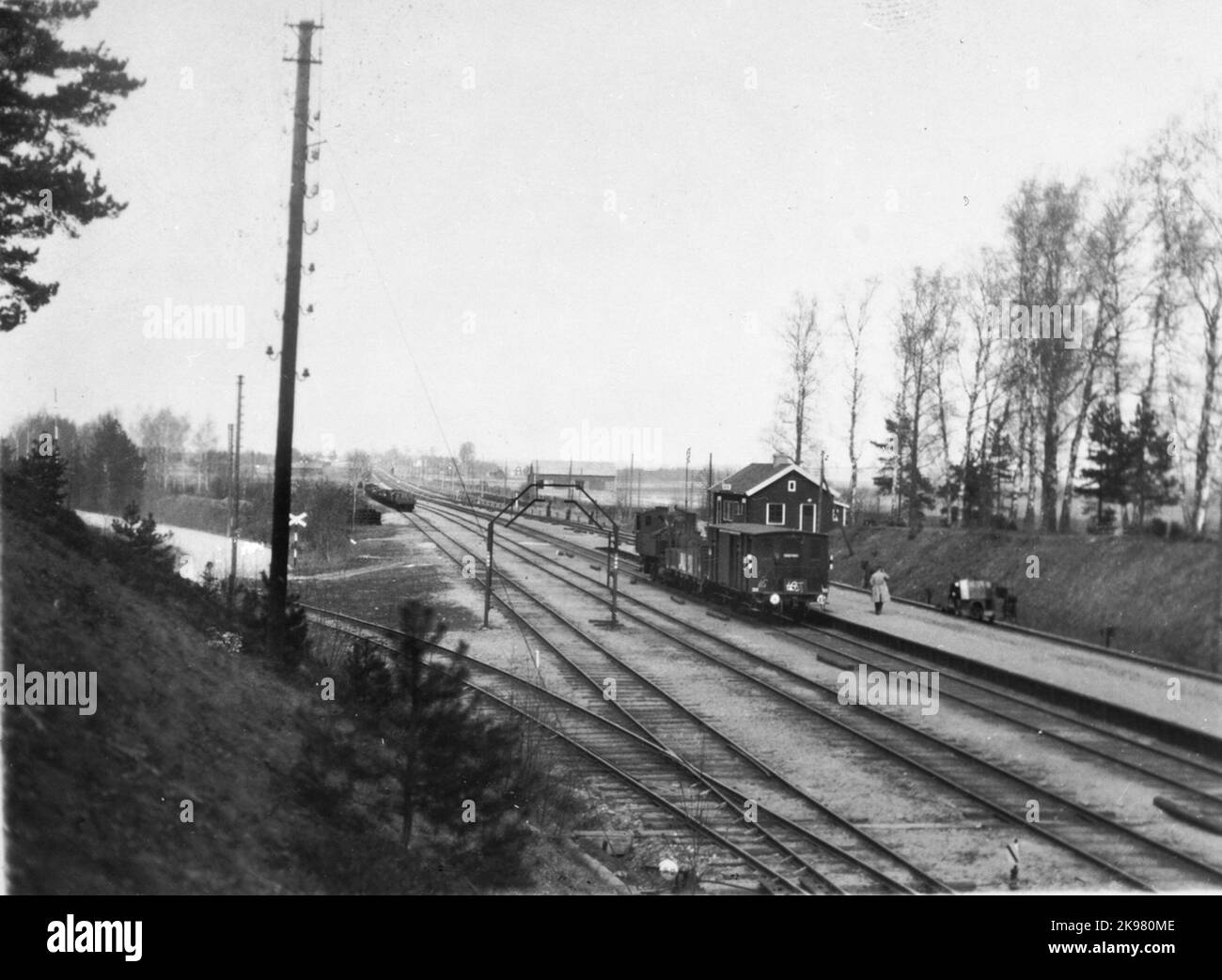 Stazione di Säbylund. Foto Stock