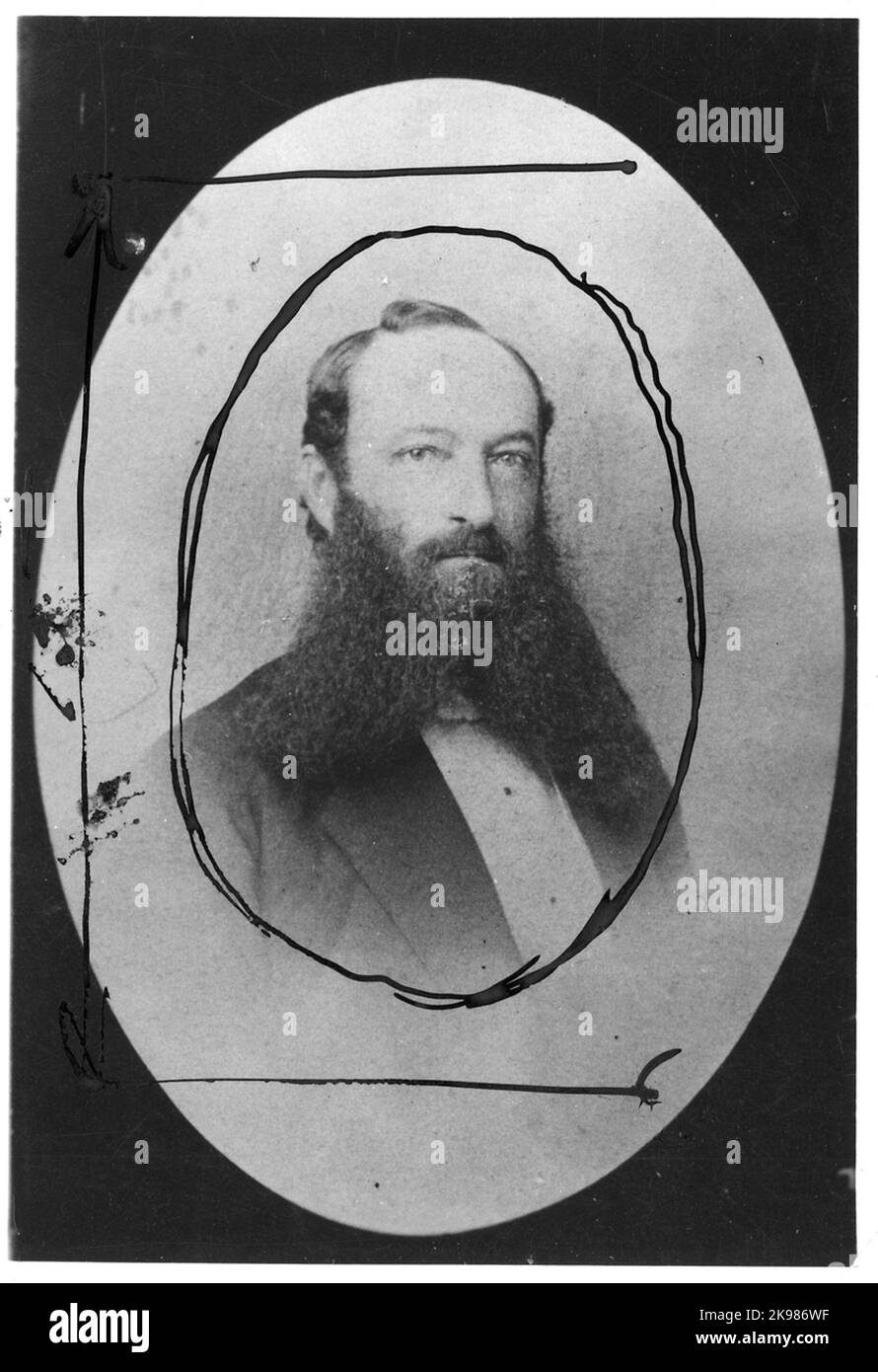 H. A. Taube, gestore del traffico delle Ferrovie Uddevalla - Vänersborg - Herrljunga, UVHJ. Foto Stock