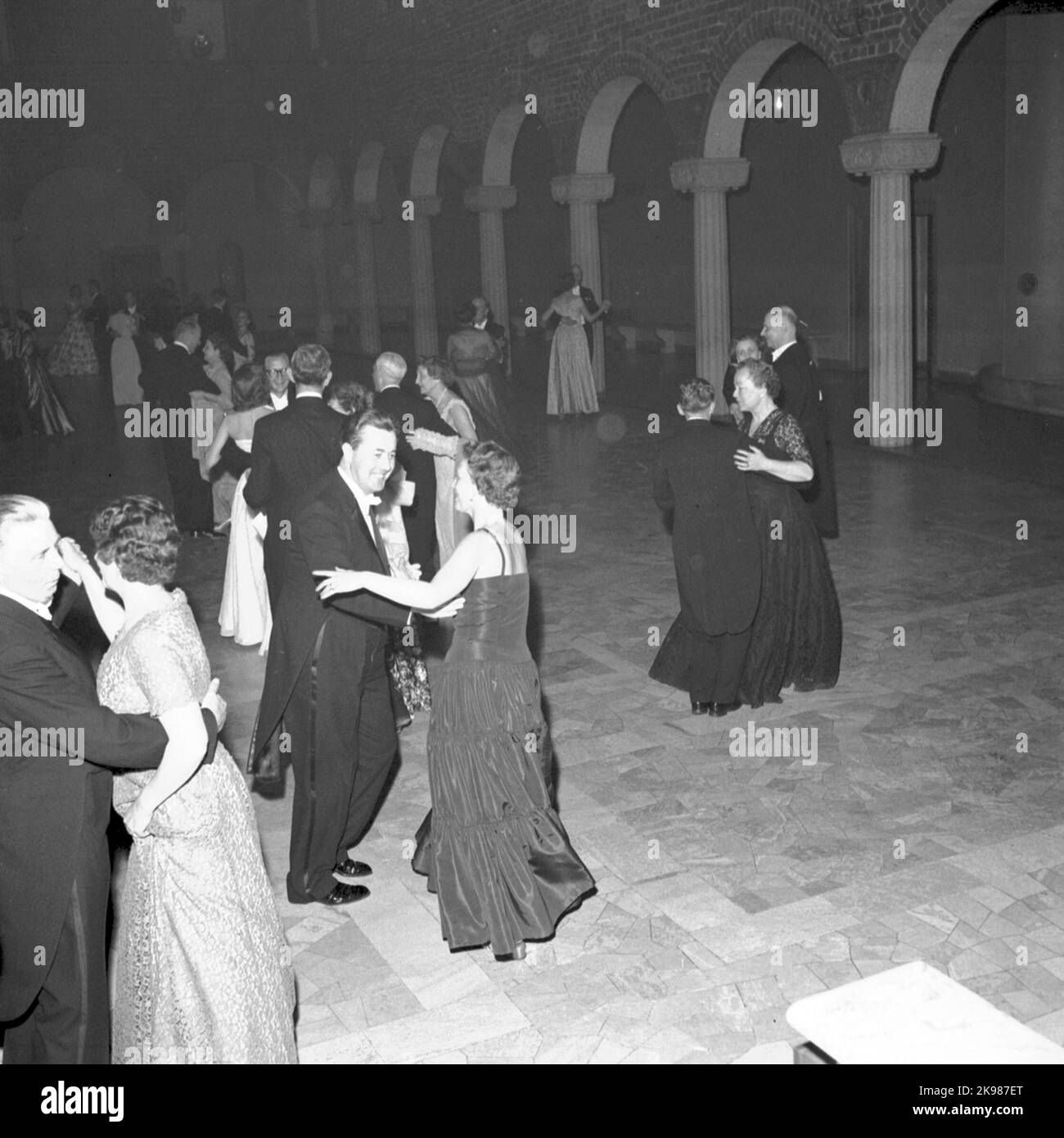 Banchetto nella Sala d'Oro del Municipio. Foto Stock