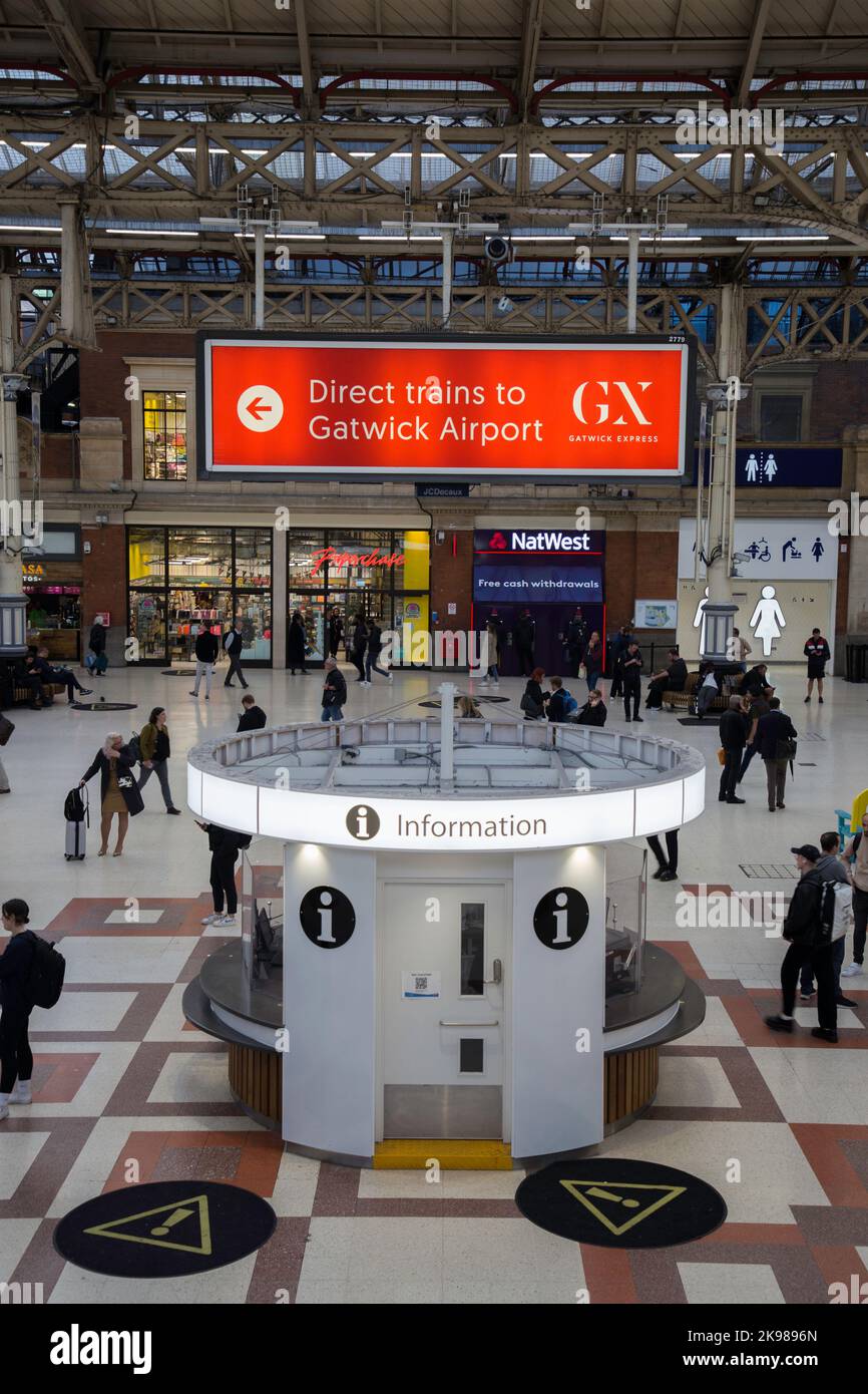 Gatwick Express London Victoria Foto Stock