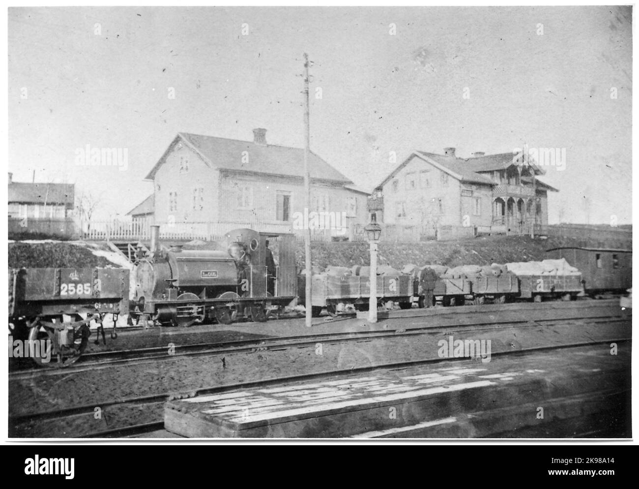 Ulricehamns Railway, UJ Lok 3 'Prince Carl'. Foto Stock