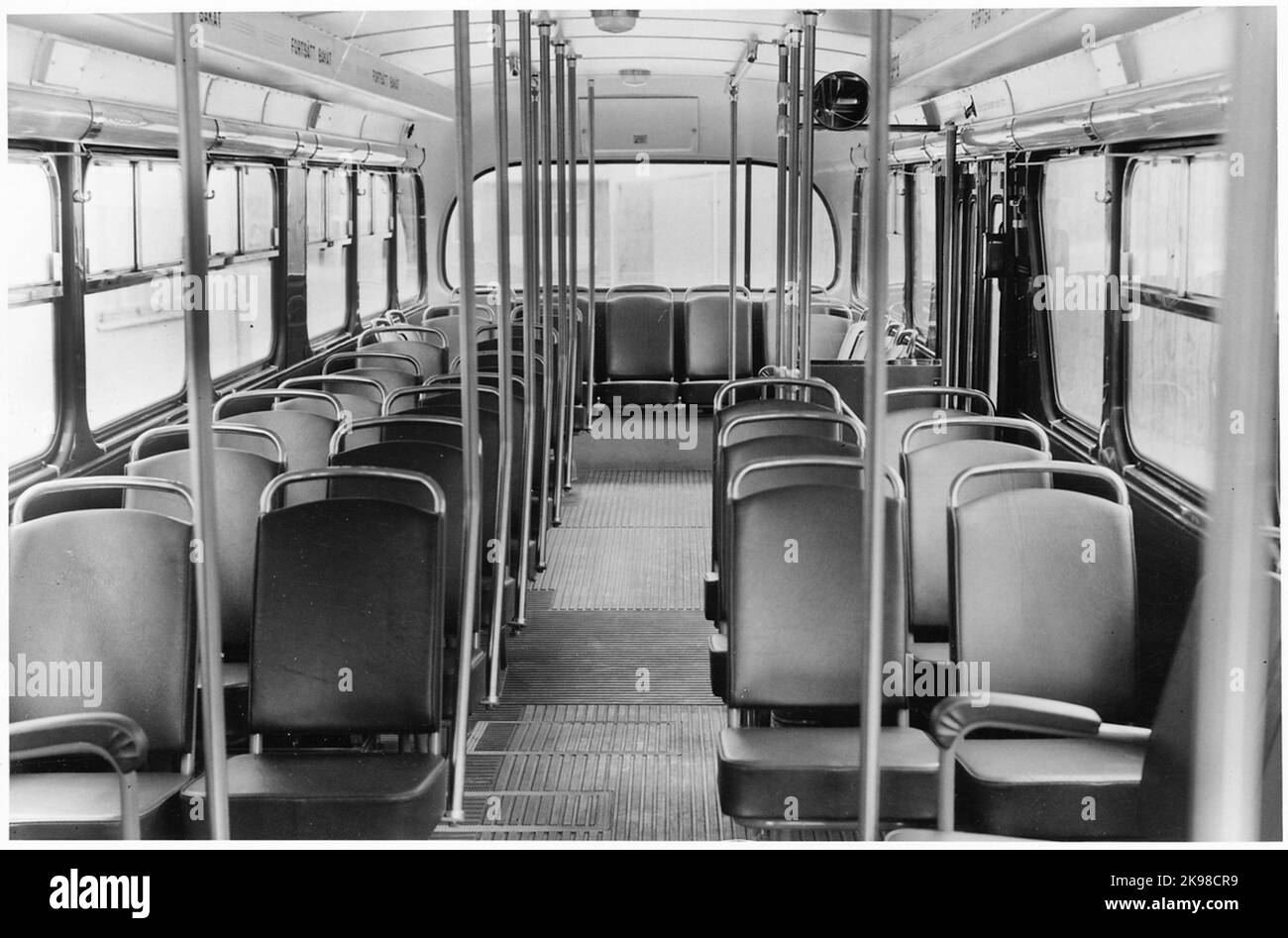 Ferrovie statali, SJ Bus 2720. Immagine interna. Foto Stock
