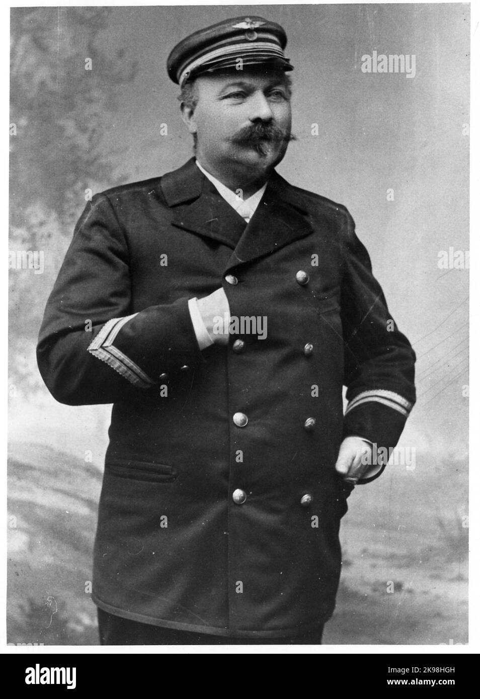 Alfred Runeborg Traffic Manager GJ 1895-1920. Foto Stock