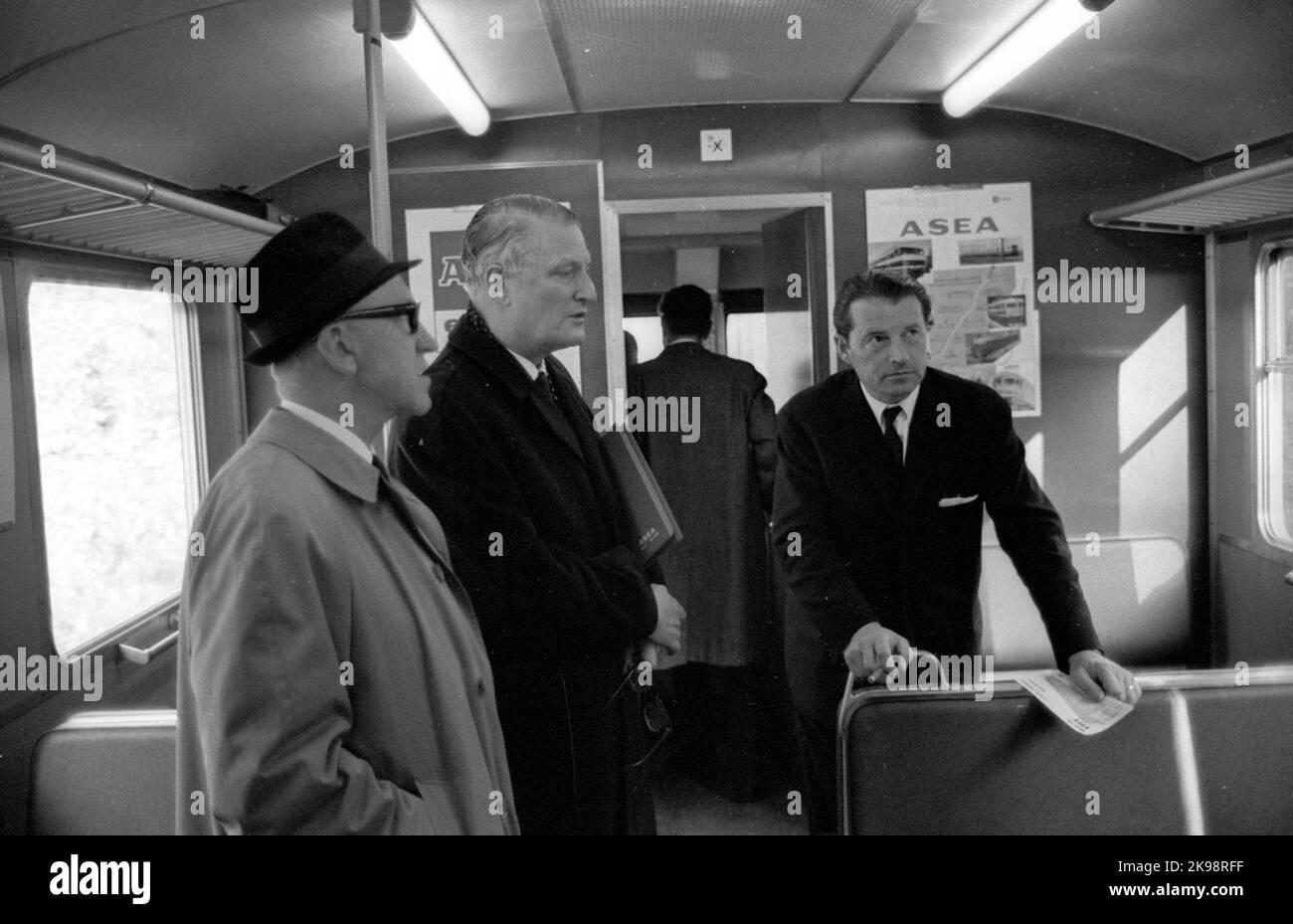 Osservazione del treno locale. Södertälje Södra Foto Stock