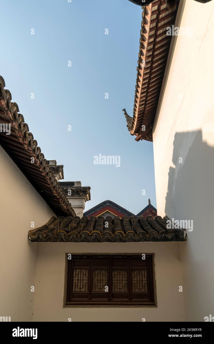 Cina Anhui Provincia Provincia Provincia stile architettonico Foto Stock