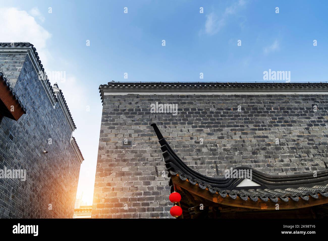 Cina Anhui Provincia Provincia Provincia stile architettonico Foto Stock