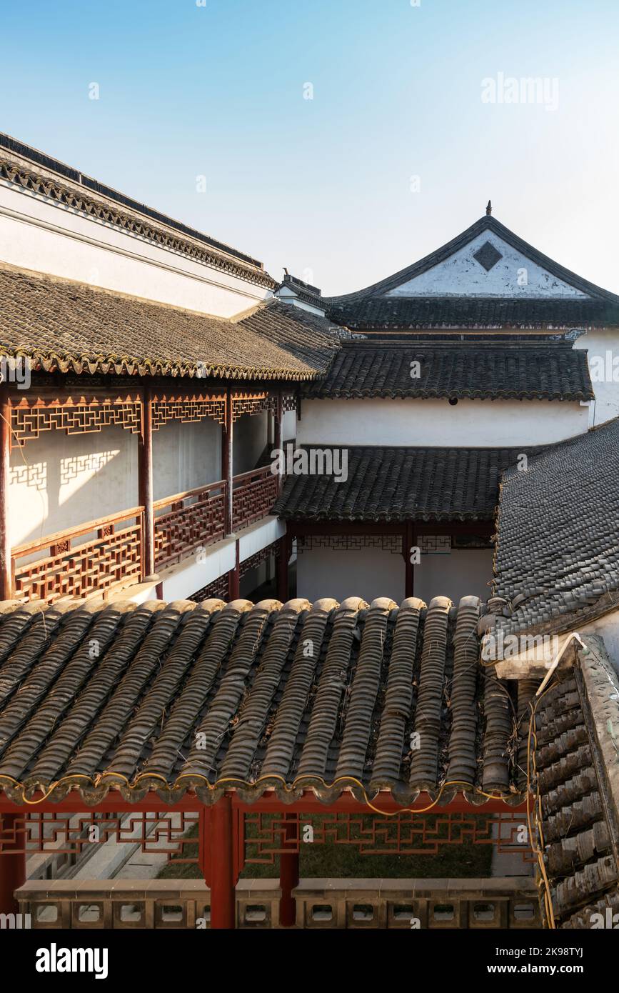 Cina Anhui Provincia Provincia Provincia stile architettonico Foto Stock