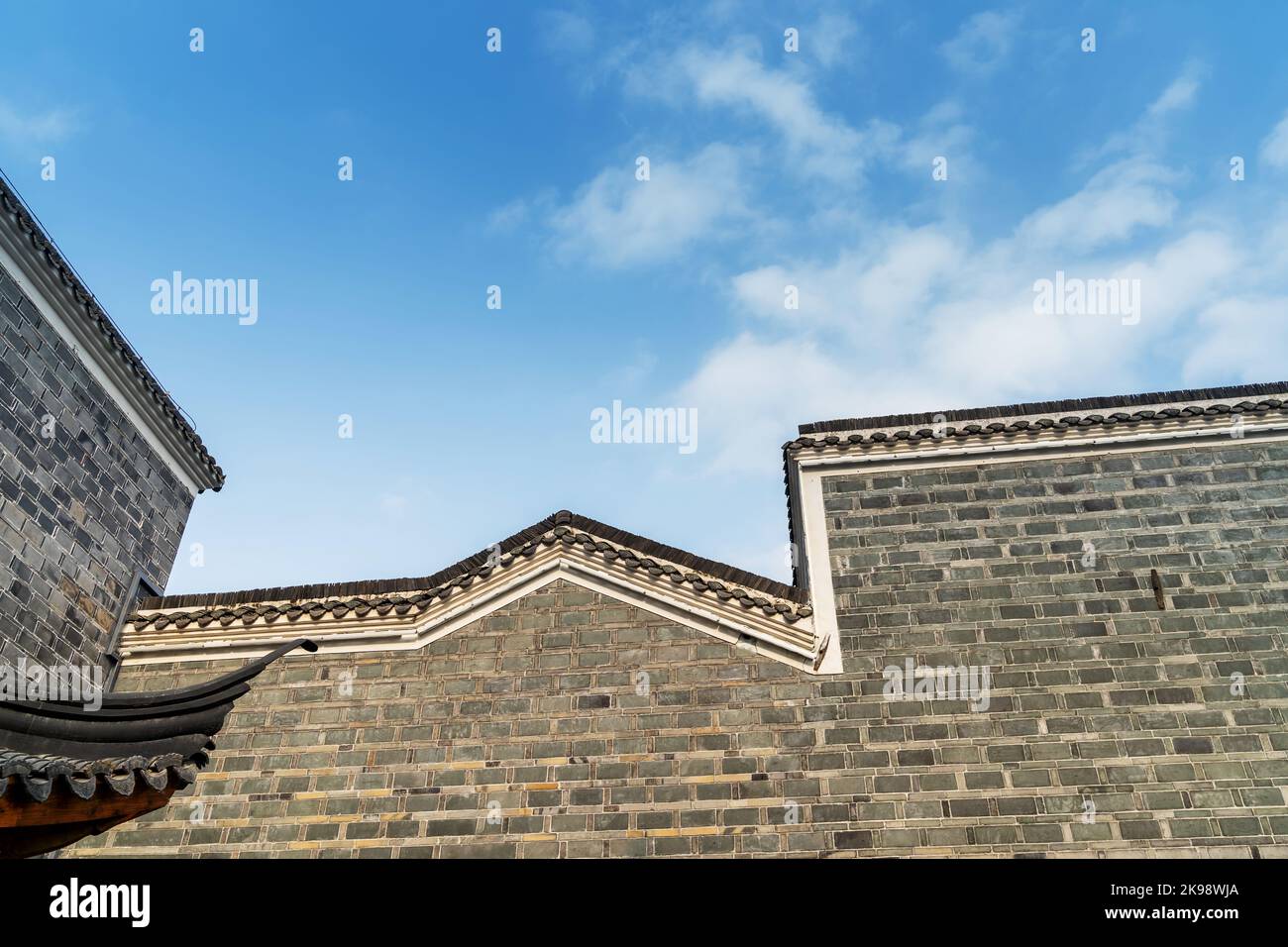 Cina Anhui Provincia Provincia Provincia stile architettonico Foto Stock