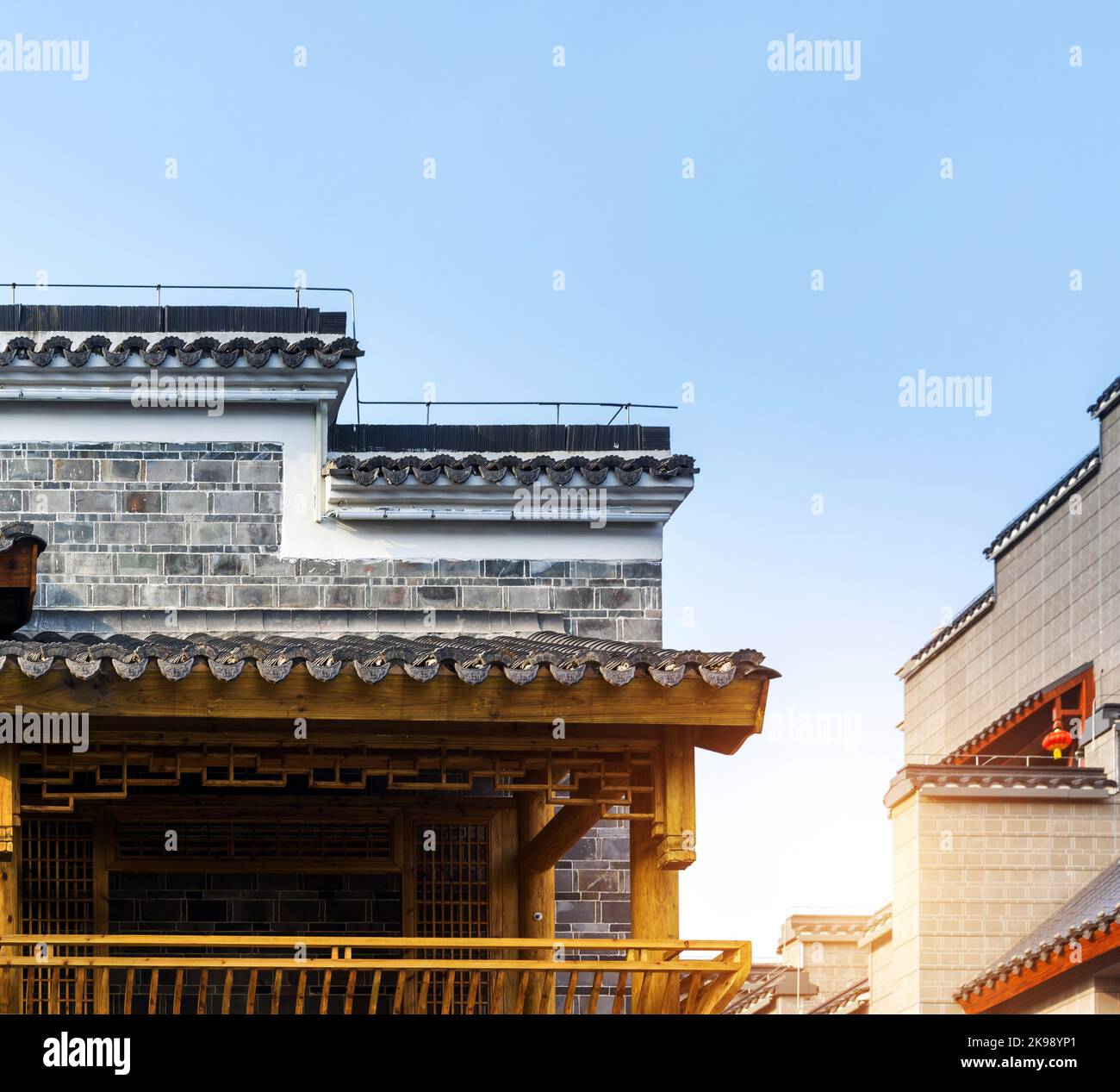 Cina Anhui Provincia Provincia Provincia stile architettonico Foto Stock