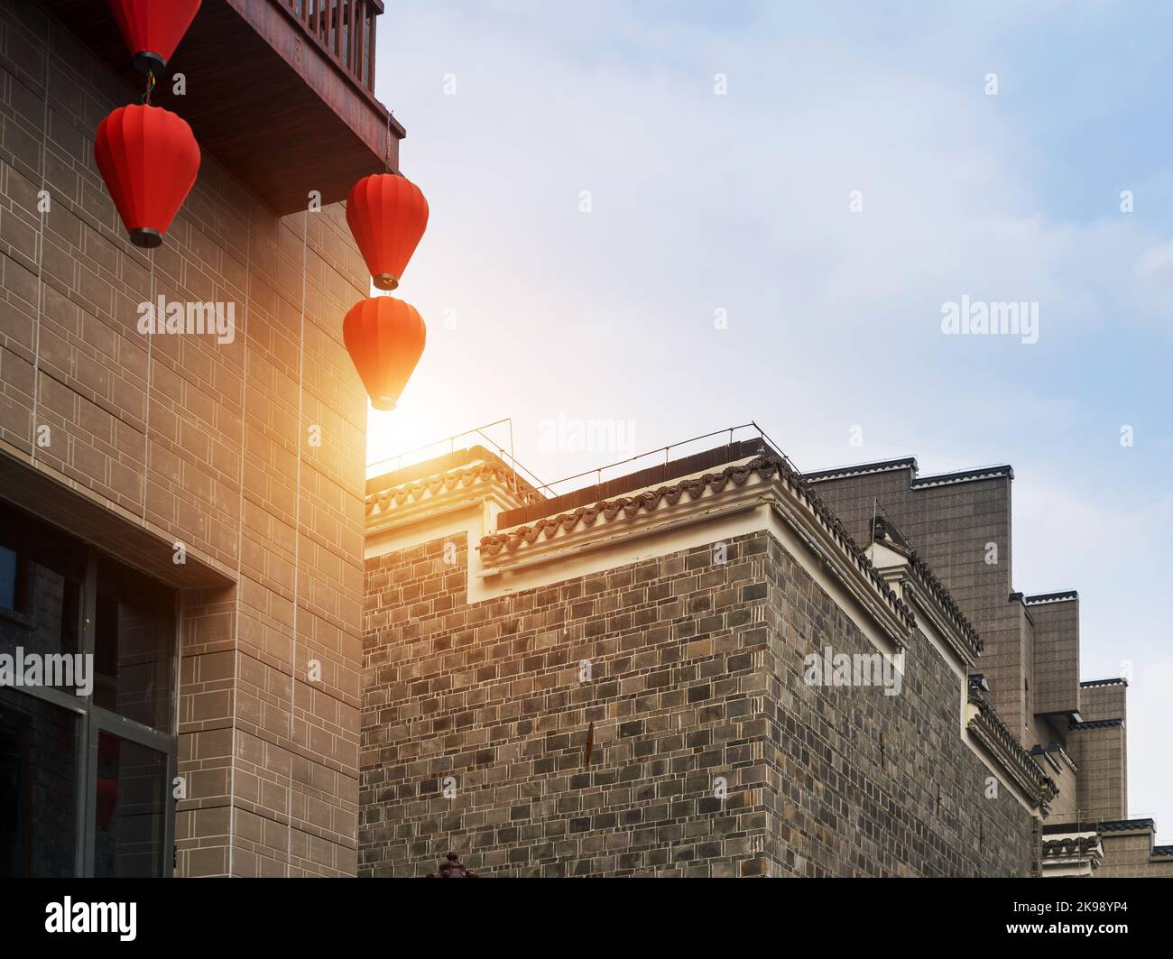 Cina Anhui Provincia Provincia Provincia stile architettonico Foto Stock