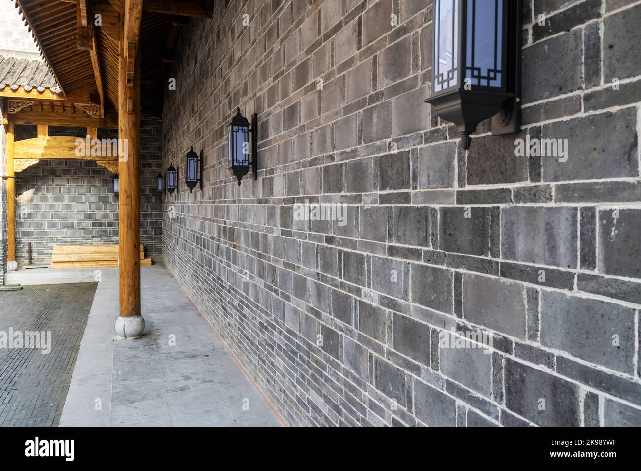 Cina Anhui Provincia Provincia Provincia stile architettonico Foto Stock