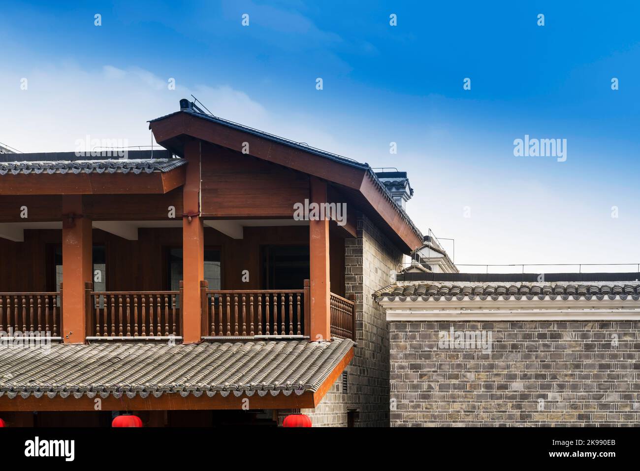 Cina Anhui Provincia Provincia Provincia stile architettonico Foto Stock