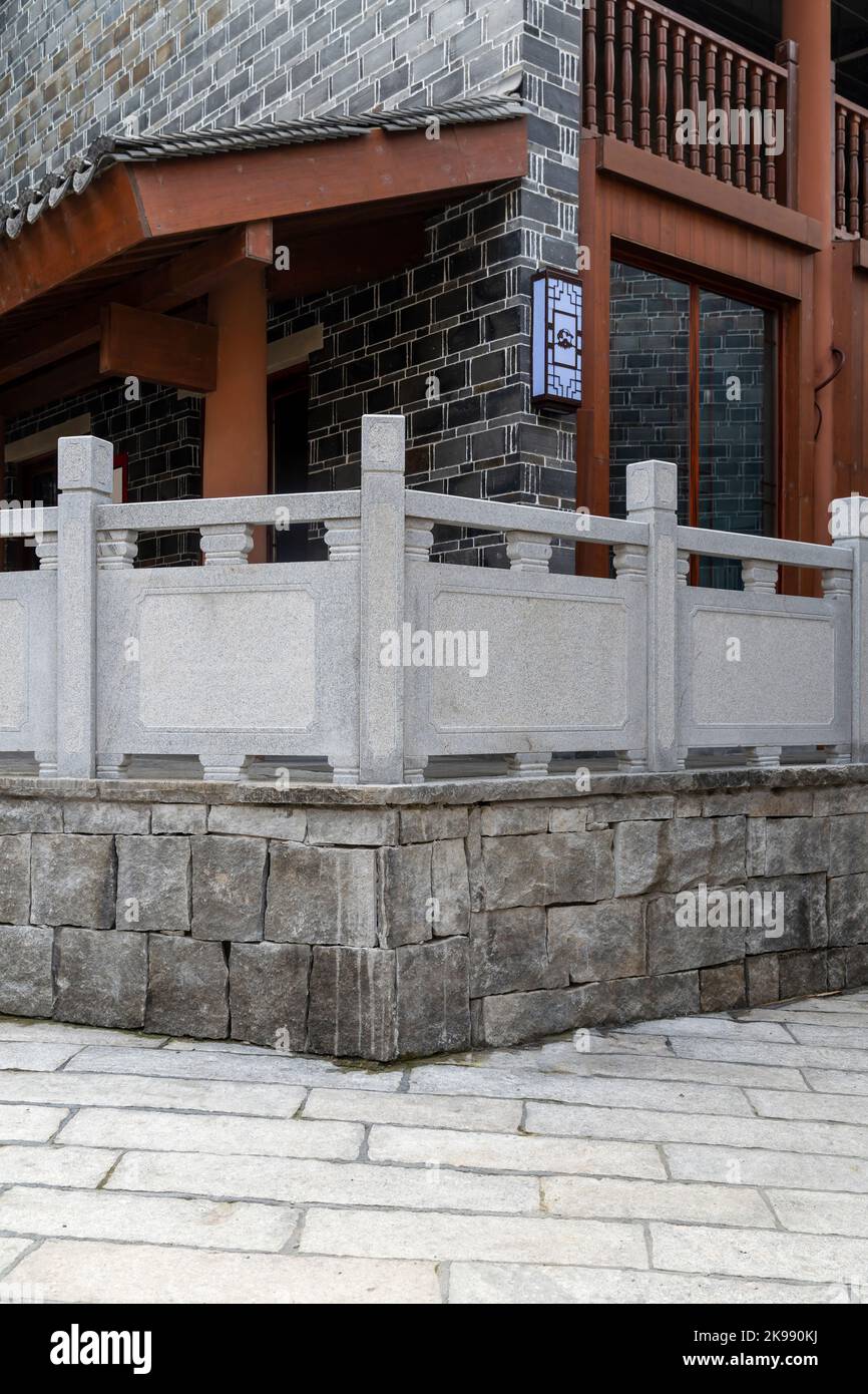 Cina Anhui Provincia Provincia Provincia stile architettonico Foto Stock