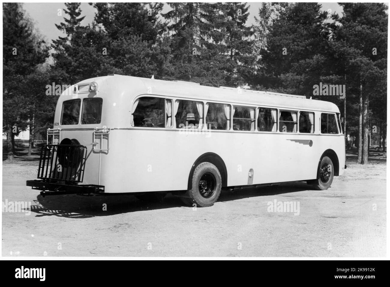 Scania-Vabis BF7358. Ferrovie statali, SJ Bus 1629. Foto Stock