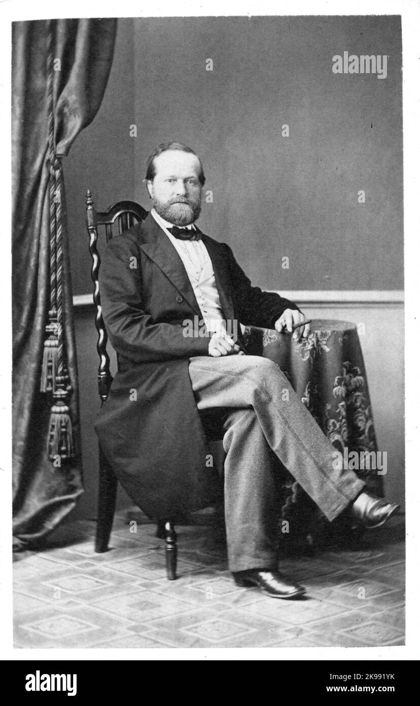Ingegnere Oscar Magnus von Mentzer. Foto Stock