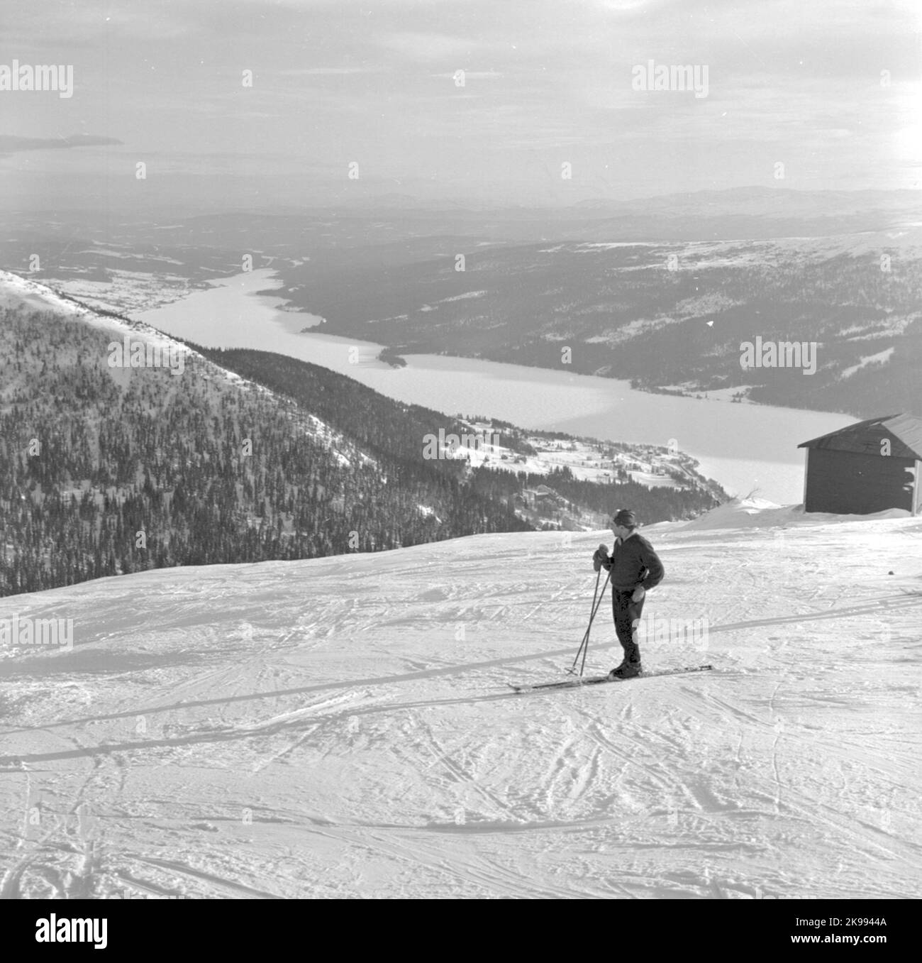 Sciatori, Åre. Foto Stock