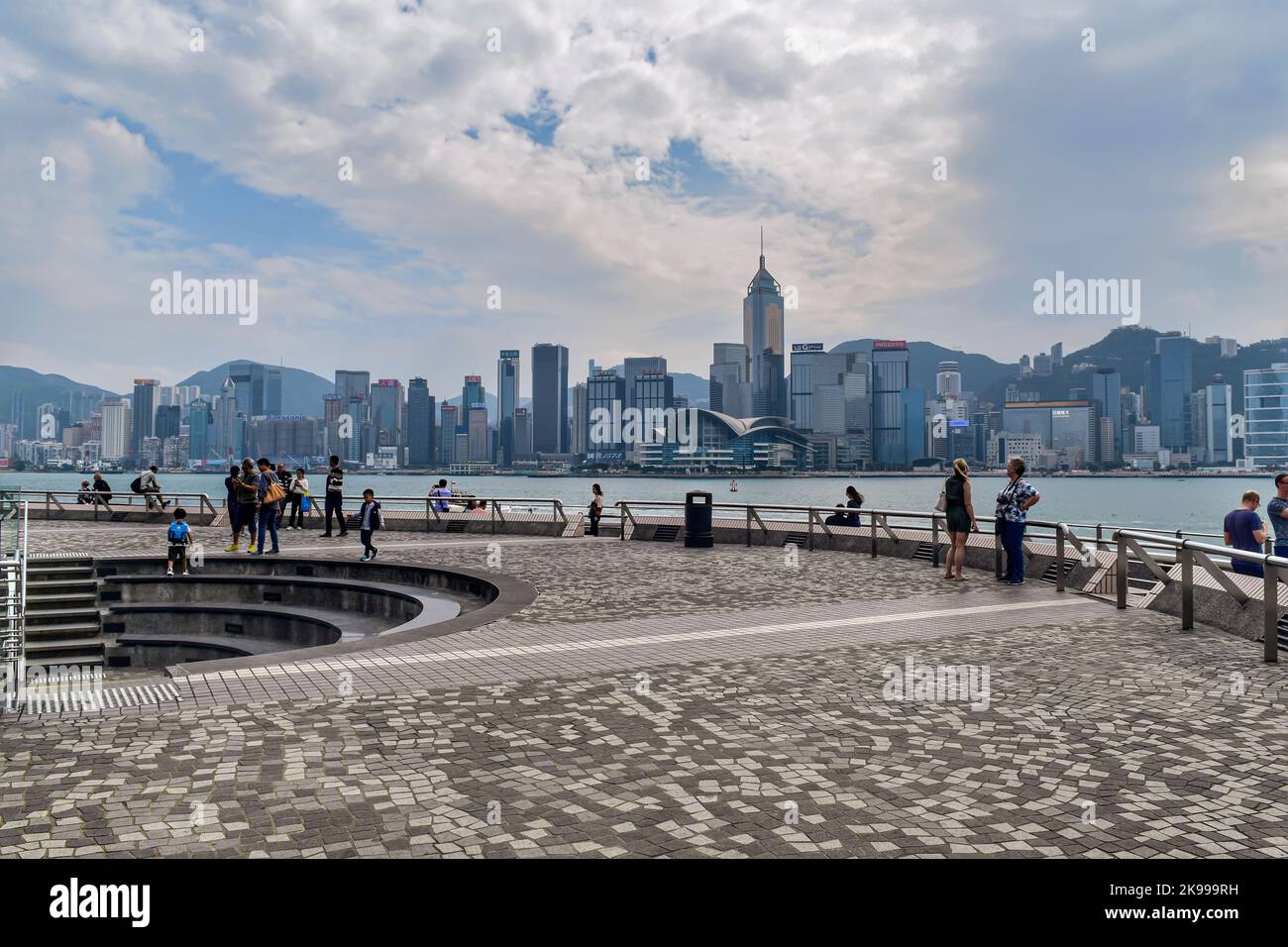 Tsim Sha Tsui Promenade Foto Stock