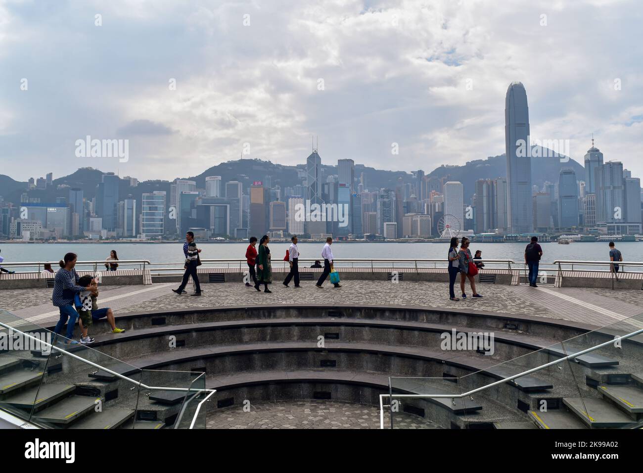 Tsim Sha Tsui Promenade Foto Stock