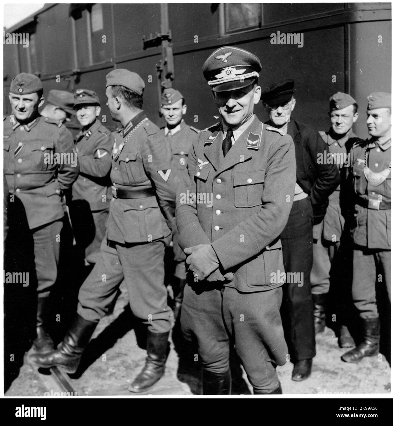 Partenza tedesca a Järvsö. Foto Stock