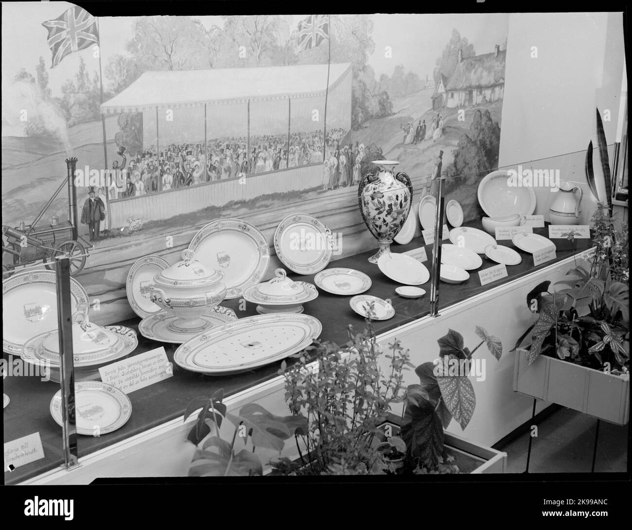 Porcellana ferroviaria. Foto Stock