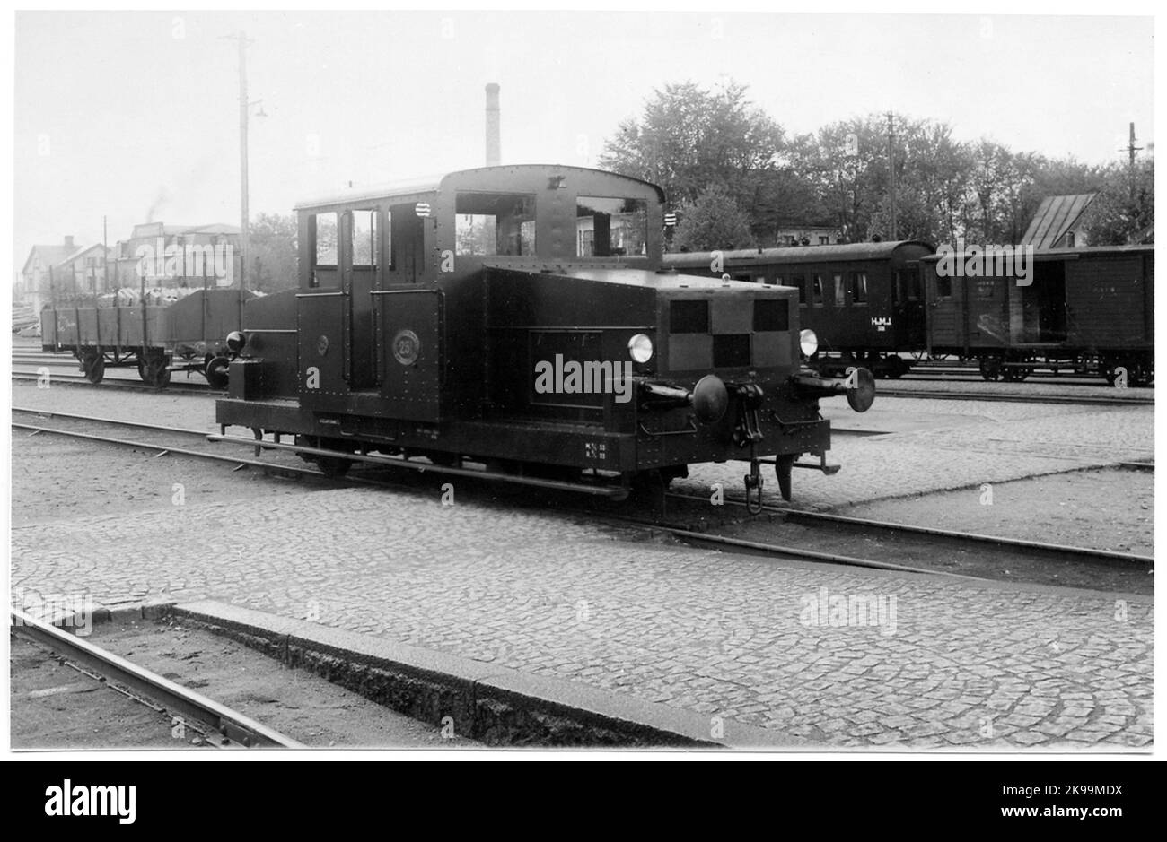 Ferrovia Sävsjöström - Nässjö, Sänj Lokomotor 251. Foto Stock