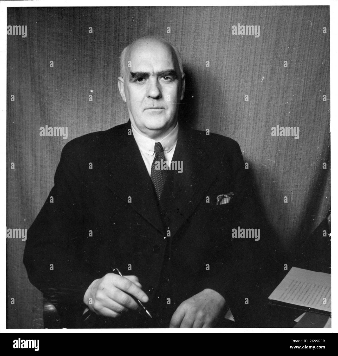 Rudolf Markland, direttore dell'ufficio del traffico passeggeri. Foto Stock