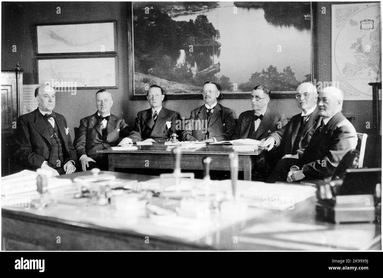 Il Consiglio di Stato si rifà al Consiglio di Amministrazione in occasione del 50th° anniversario. Foto Stock