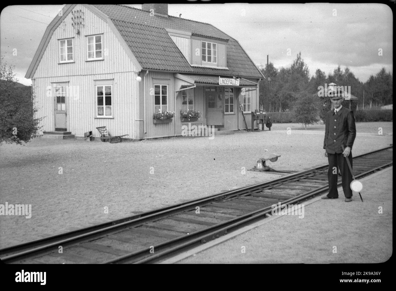 Stazione di Lindefallet. Foto Stock