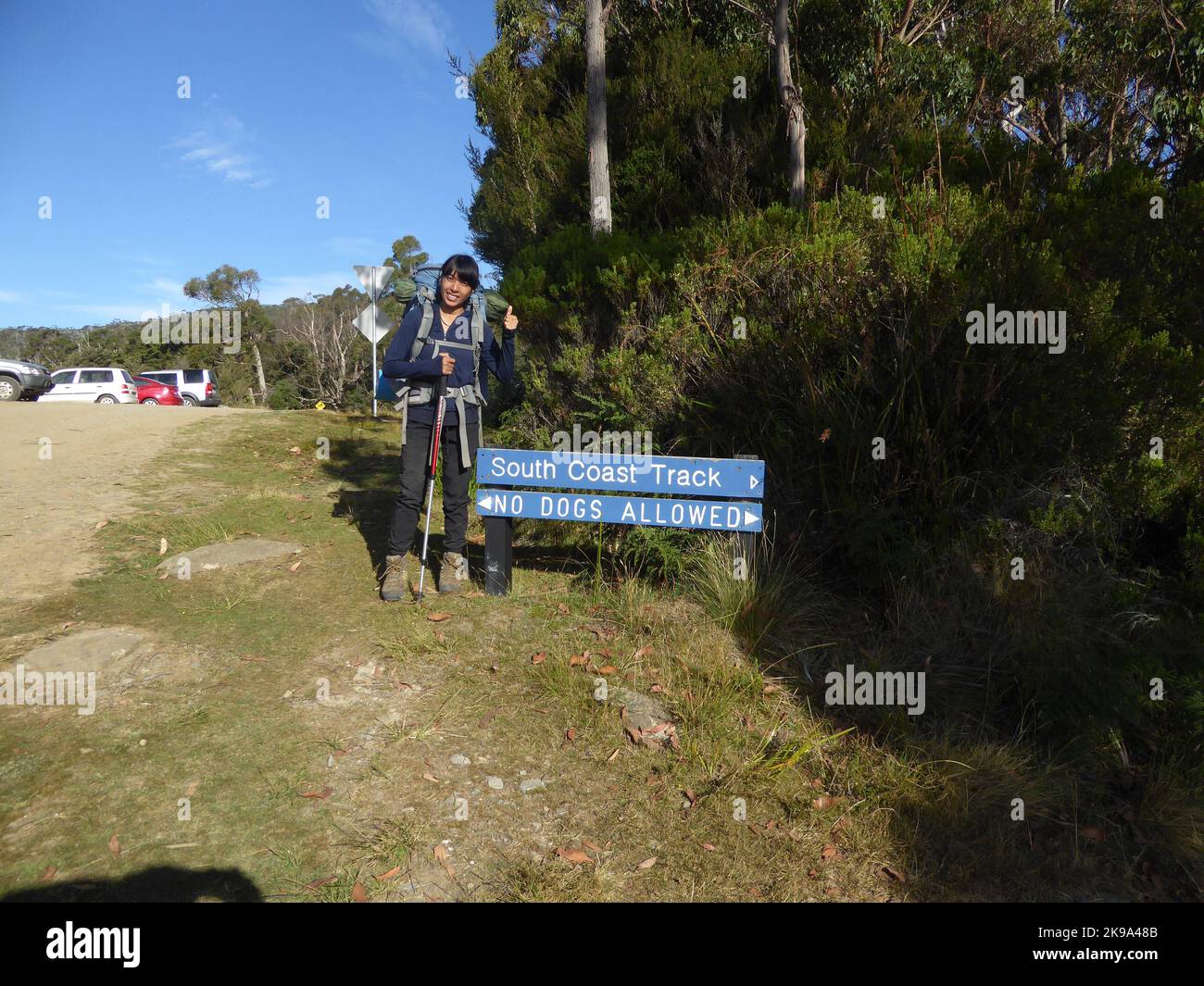 South Coast Track.Tasmanian Wilderness. Tasmania. Australia Foto Stock