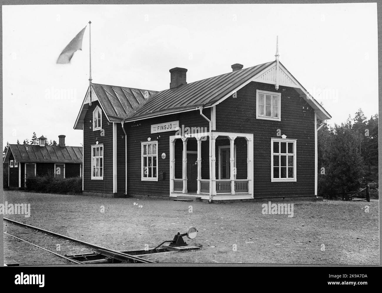 Stazione di Finsjö. Foto Stock