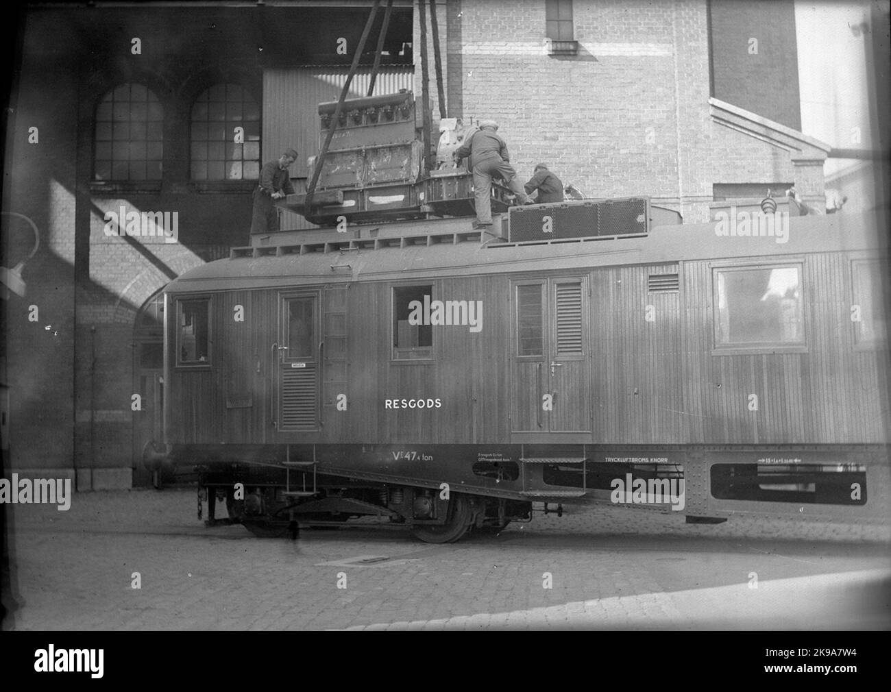 Montaggio del motore Snow x0 4 Foto Stock