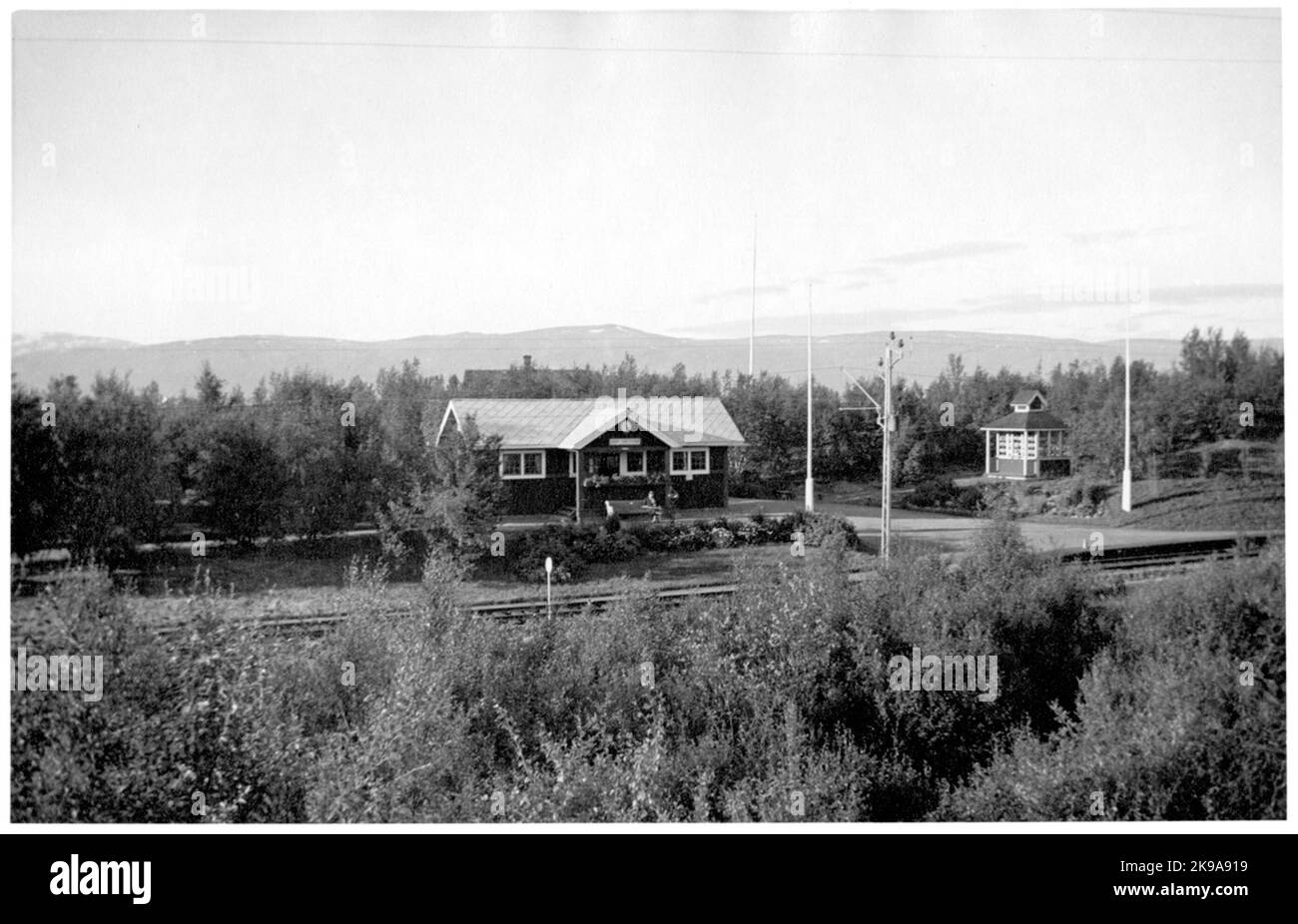 Stazione turistica di Abisko 1/8 1935 Foto Stock