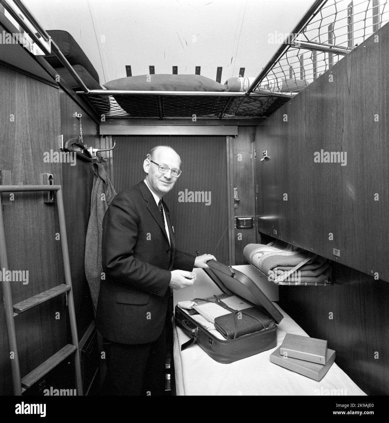 Farmacista Sven Ericsson 1000th carrozza a letto Lund - Stoccolma - Lund Foto Stock