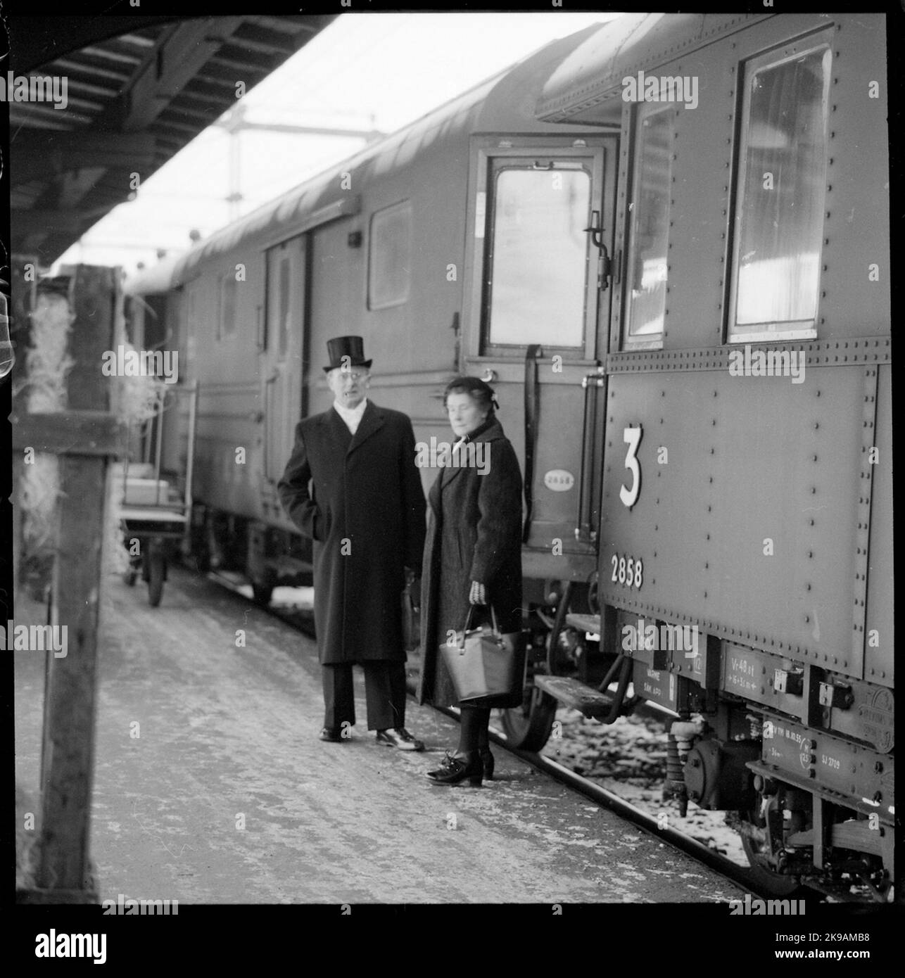 Viaggiare sulla piattaforma. Foto Stock