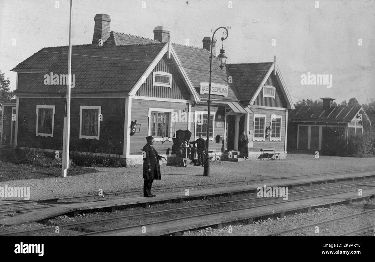 Stazione di Märserum costruita nel 1887. Foto Stock