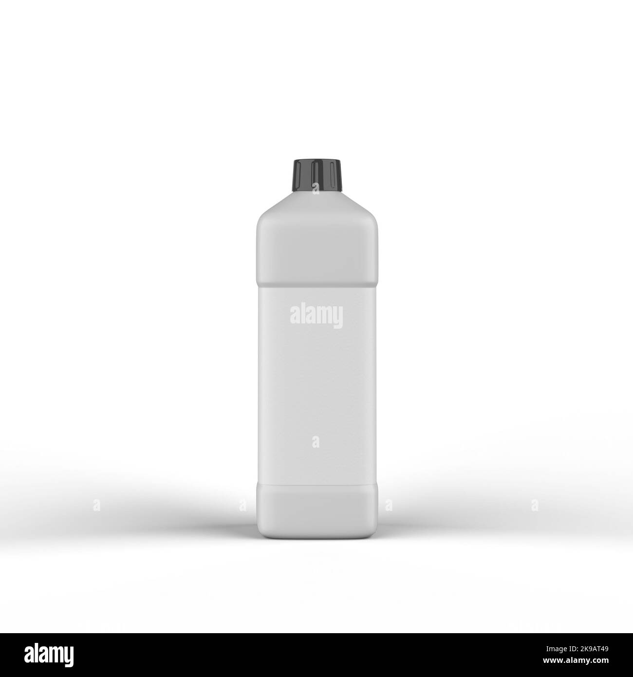 Flacone di plastica opaca rendering 3D Foto Stock