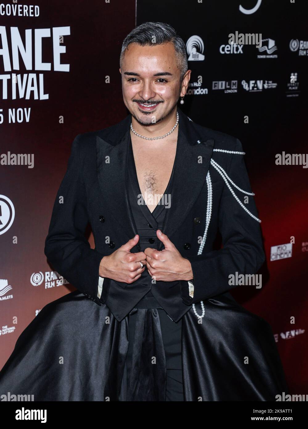 Londra, Regno Unito. 26th Ott 2022. David Martinez ha partecipato al gala di apertura per il Raindance Film Festival del 30th al Waldorf Hilton di Londra. Credit: SOPA Images Limited/Alamy Live News Foto Stock