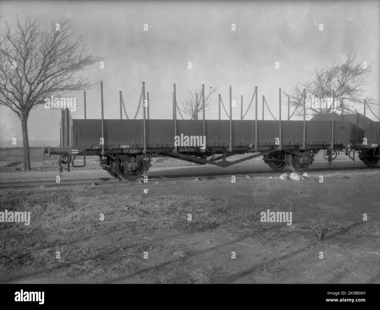 State Railways, SJ o 72863. Montante di trasporto. Kockums Verkstads meccanico AB Foto Stock