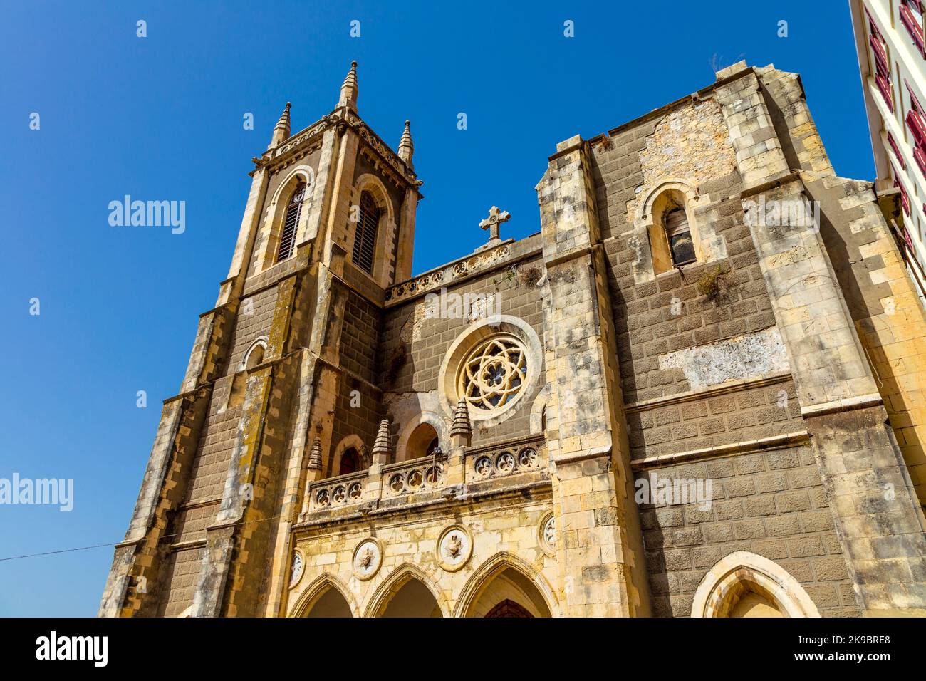 Esterno della Chiesa del Sacro cuore, Gibilterra Foto Stock