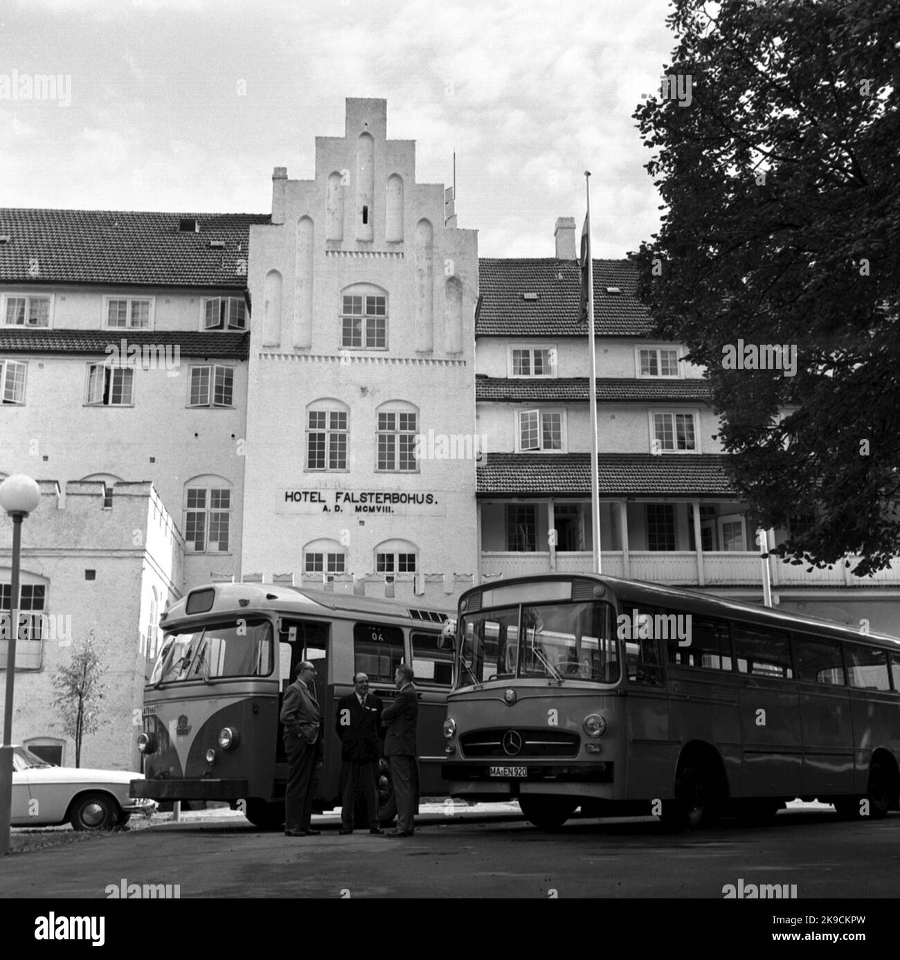 Svedese Local Traffic Association, riunione annuale della SLTF. Hotel Falsterbohus A.D. McMviii. Foto Stock
