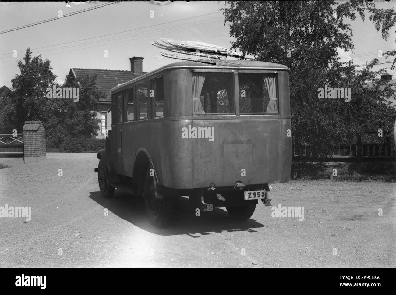 Scania-Diligence dell'Ufficio postale, Z 956. La carrozzeria prodotta dalla società a responsabilità limitata Svenska Railway Workshop, ASJ. Foto Stock