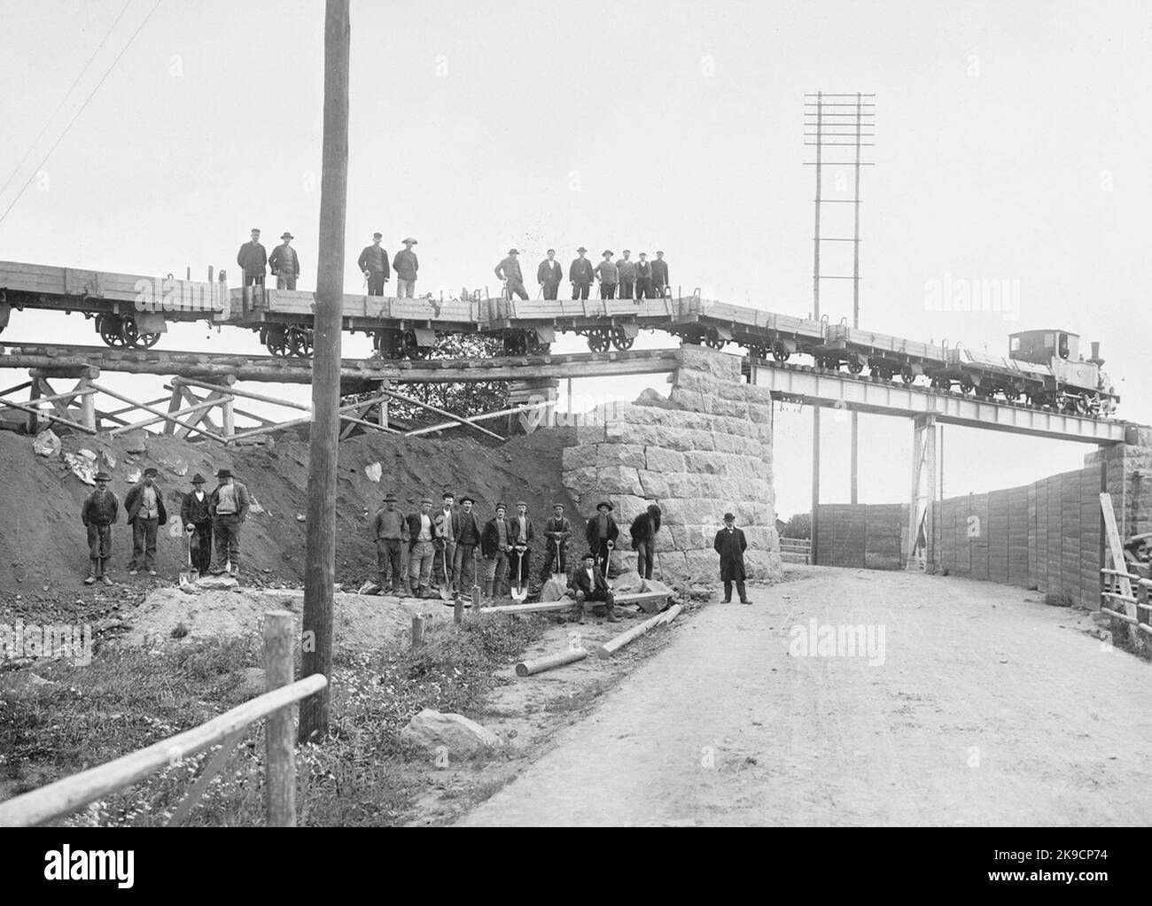 Stazione ferroviaria centrale di Östergötland. Possibile Ringstorp. Foto Stock