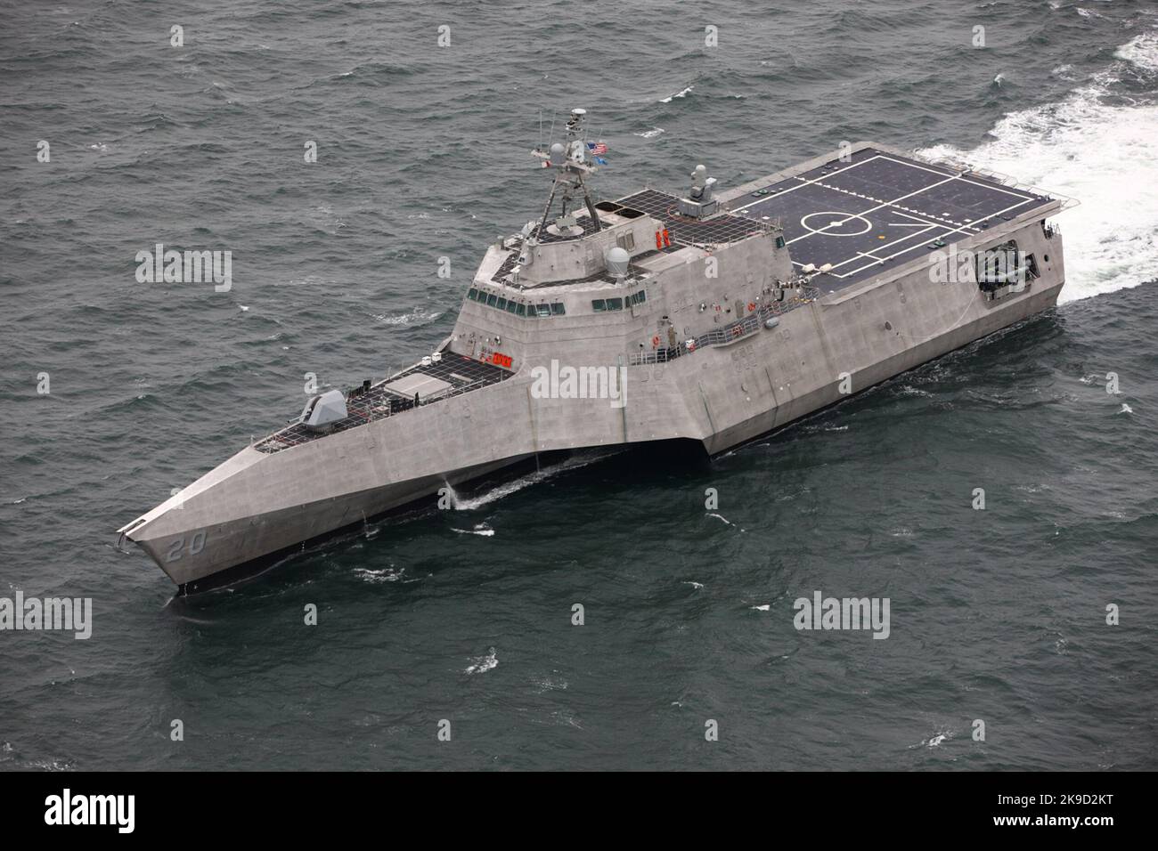 La futura nave da combattimento litoranea USS Cincinnati (LCS 20) U.S. Navy Foto Stock