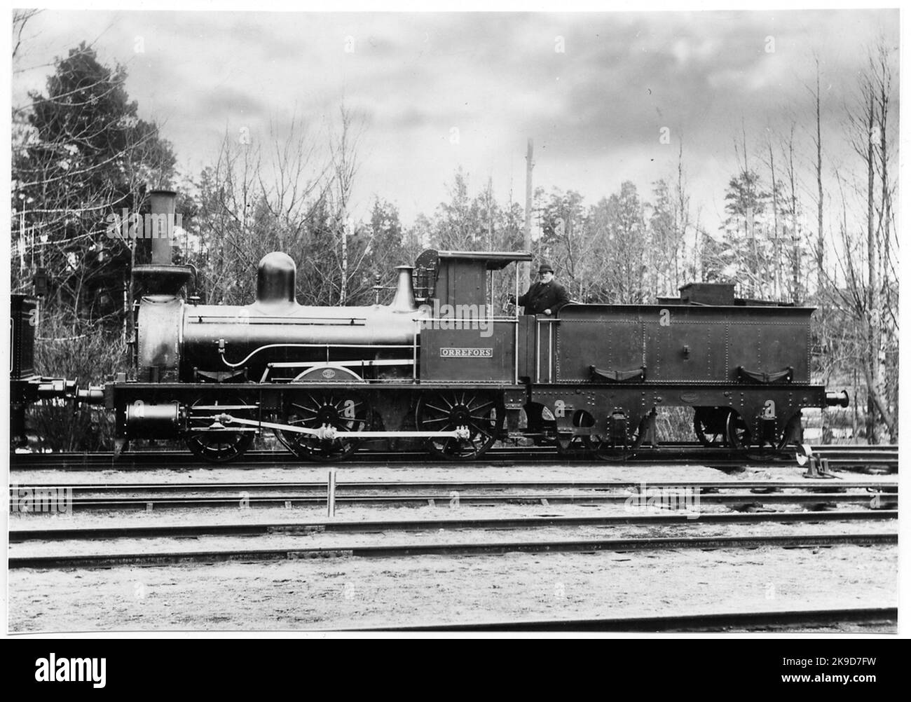 Nybro - Sävsjöströms Järnväg, NSJ LOK 1 'Orrefors'. Foto Stock