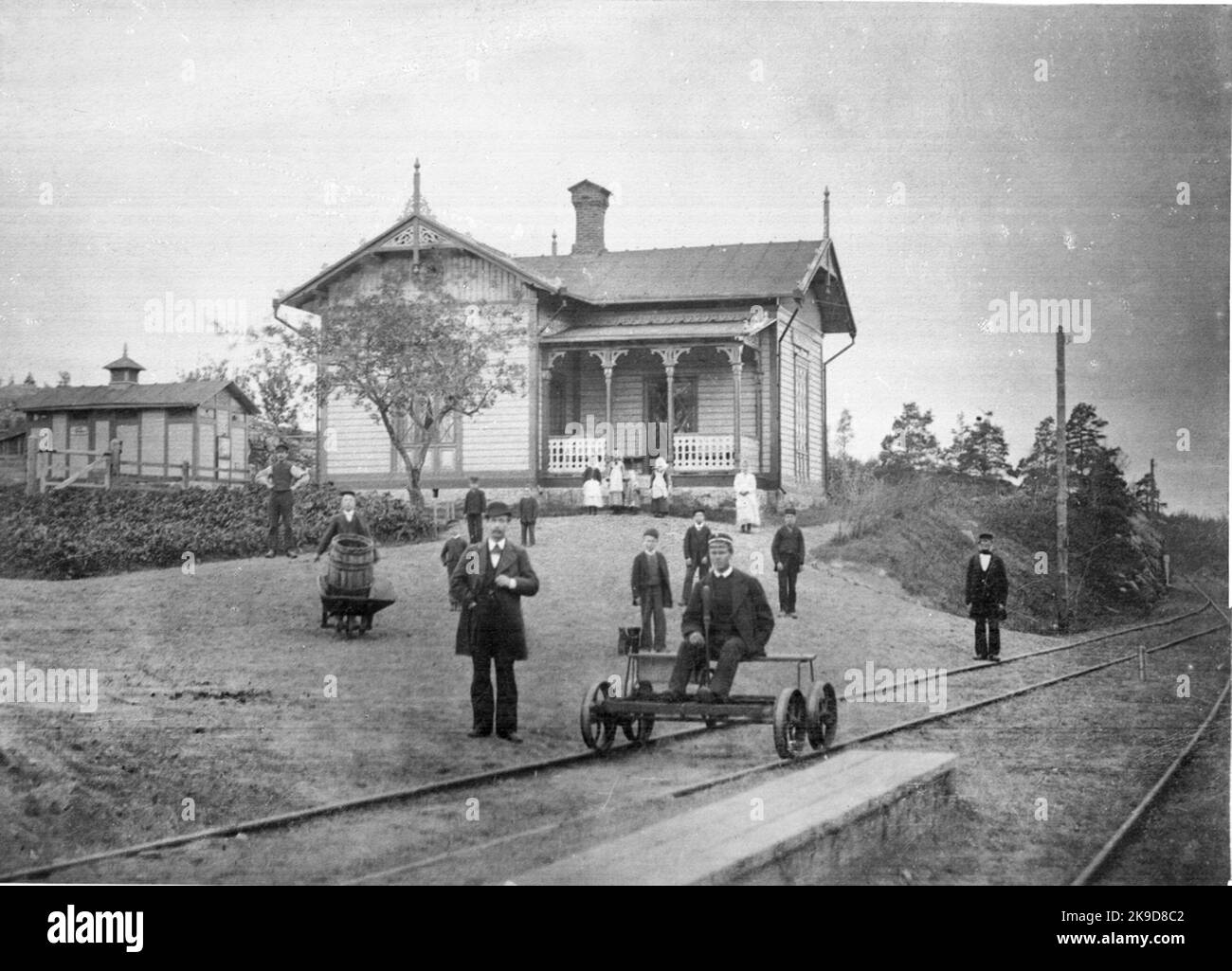 Stazione di casa Foto Stock