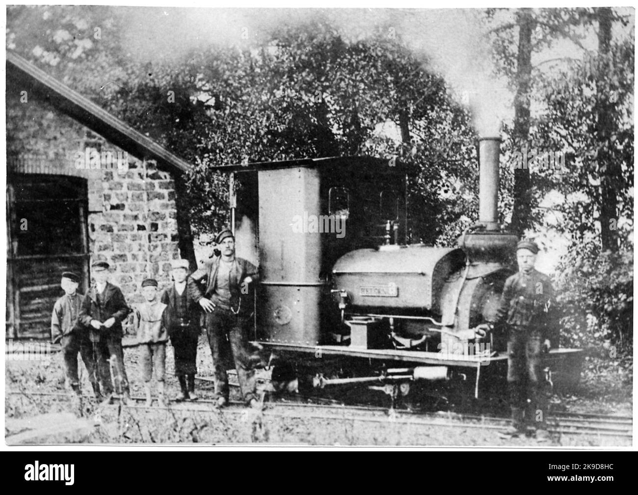Helgenäs - Eds Bruks Lok 'Helgenäs'. Foto Stock