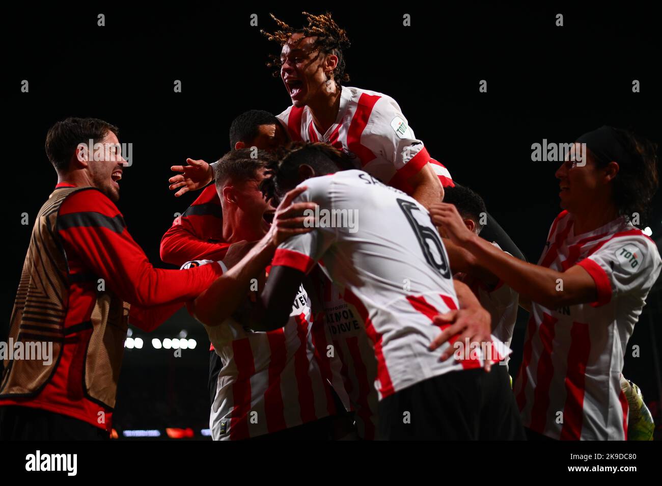 PAESI BASSI, EINDHOVEN - 27 OTTOBRE 2022: Luuk de Jong. La partita della UEFA Europa League PSV Eindhoven contro Arsenal London Foto Stock